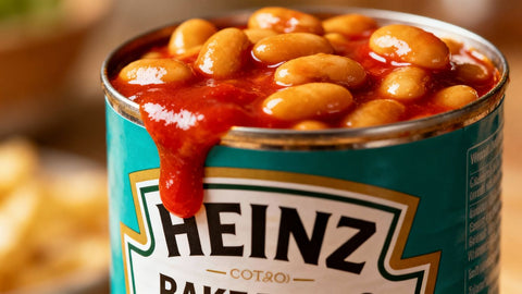 Heinz beans in tomato sauce can
